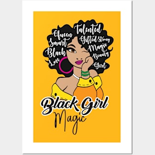 Black Girl Magic Empowerment Juneteenth Posters and Art